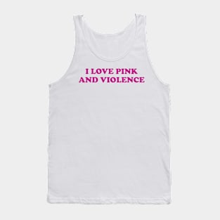 Pink & Violence Unisex Tank Top